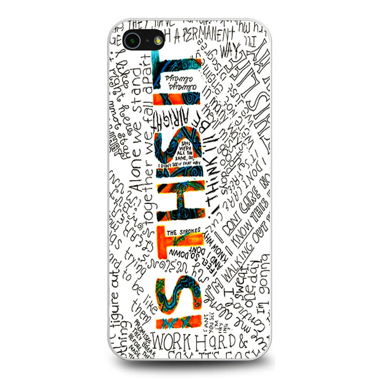 The Strokes Lirycs Is This It iPhone 5/5S/SE Case