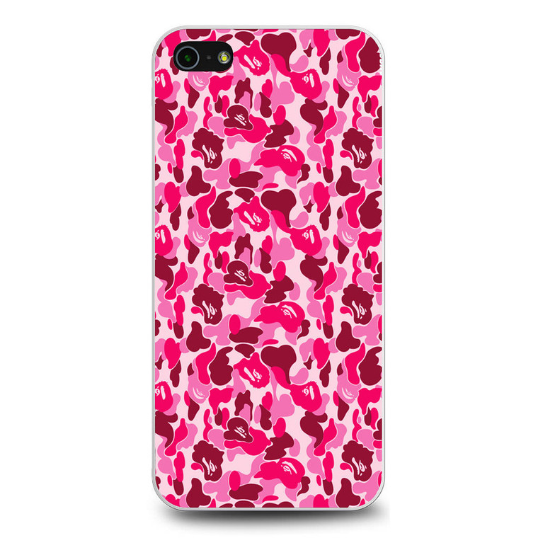 Bathing Ape Bape Pink iPhone 5/5S/SE Case