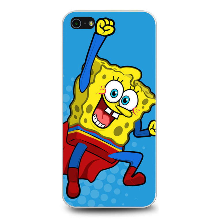 Spongebob Superman iPhone 5/5S/SE Case