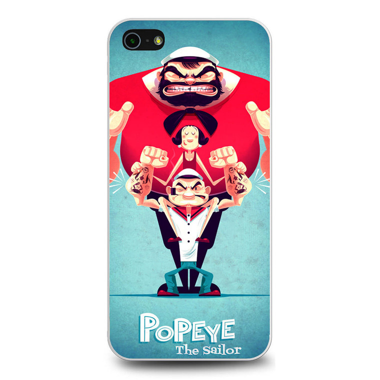 Popeye The Sailor iPhone 5/5S/SE Case
