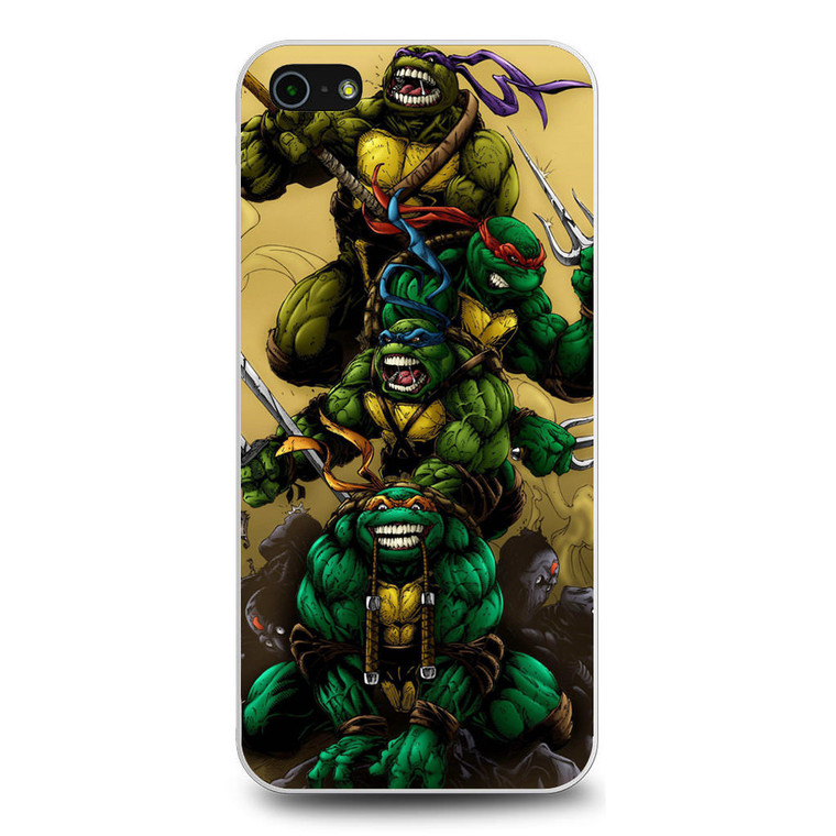 TMNT On Fire iPhone 5/5S/SE Case
