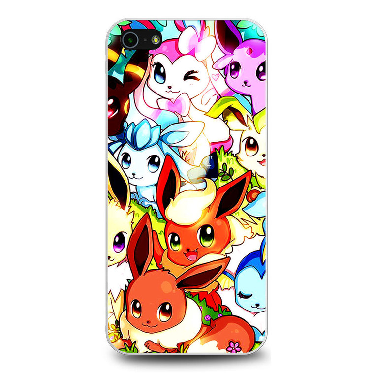 Pokemon Evee Collection iPhone 5/5S/SE Case