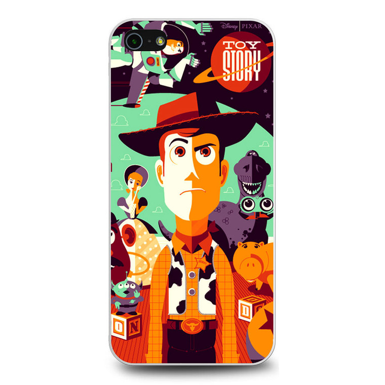 Toy Story Vintage Poster iPhone 5/5S/SE Case