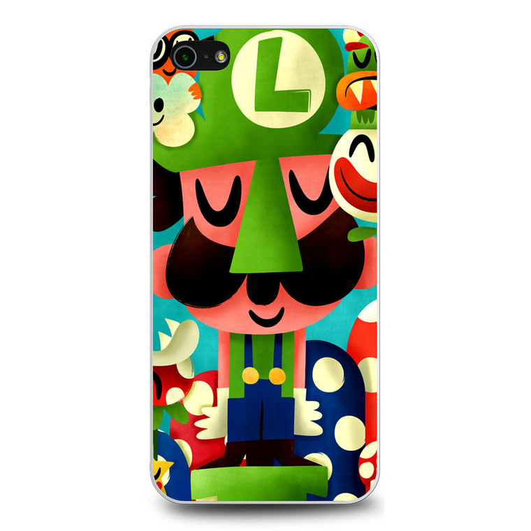 Super Mario Bros Luigi iPhone 5/5S/SE Case