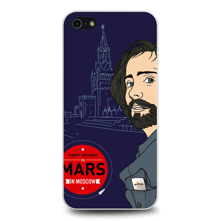 30 Seconds To Mars In Moscow iPhone 5/5S/SE Case