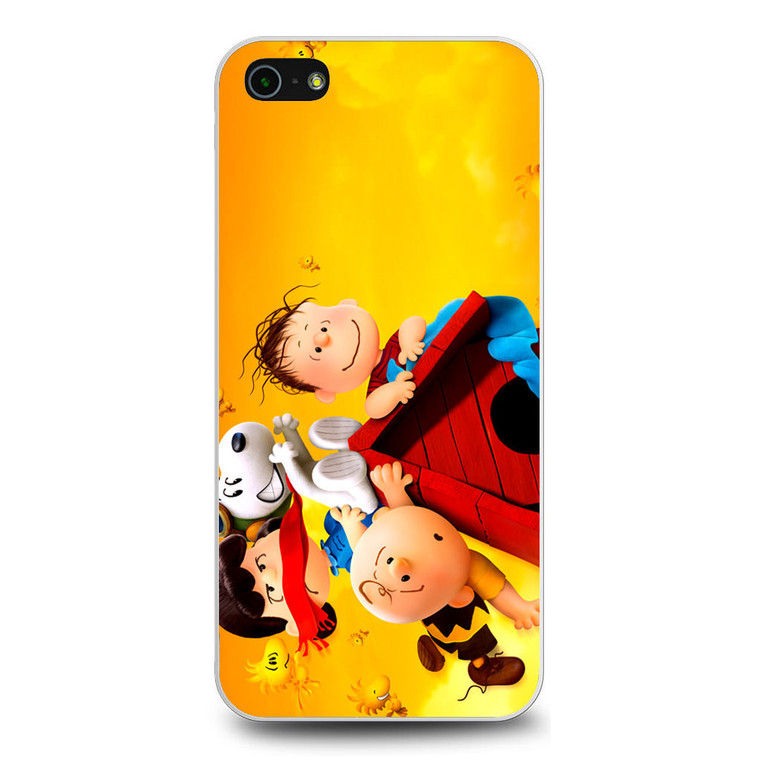 The Peanuts Movie Charlie Brown Snoppy iPhone 5/5S/SE Case