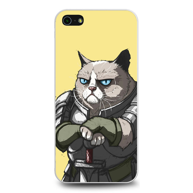 Grumpy Cat Knight iPhone 5/5S/SE Case