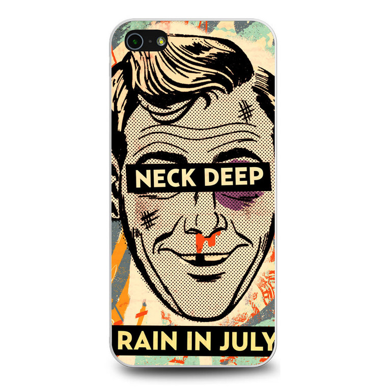 Neck Deep Rain in July iPhone 5/5S/SE Case