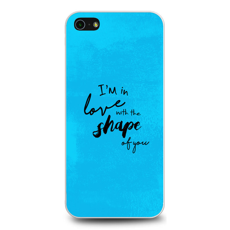 Shape Of You1 iPhone 5/5S/SE Case