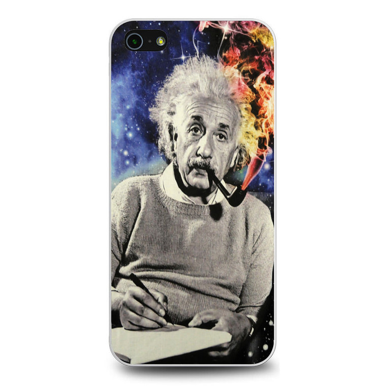 Albert Einstein Smoking iPhone 5/5S/SE Case