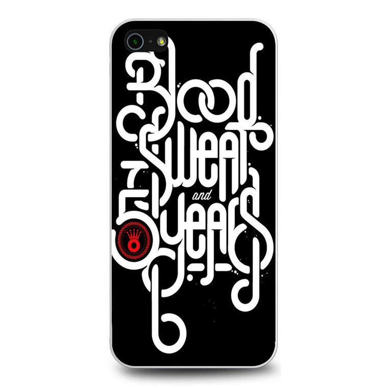 Anyforty Blood Sweat And 5 Years iPhone 5/5S/SE Case