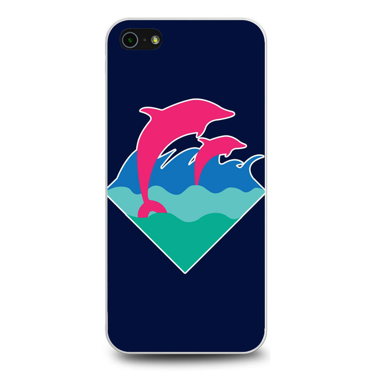 Pink Dolphin Logo iPhone 5/5S/SE Case