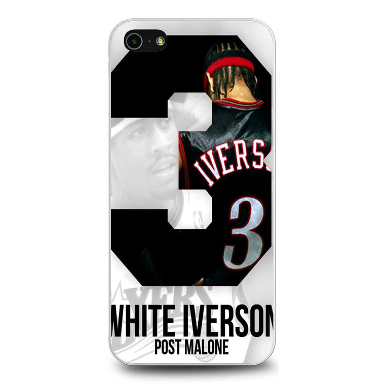 Post Malone White Iverson iPhone 5/5S/SE Case
