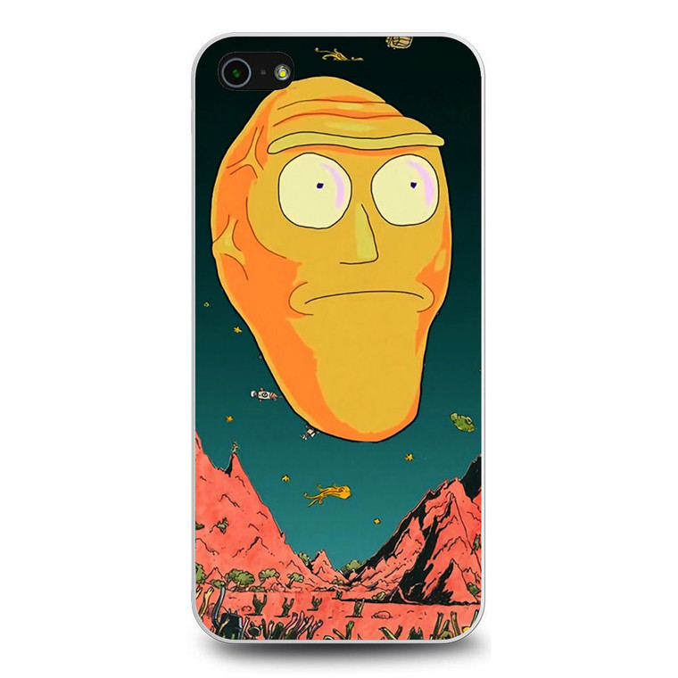 Rick And Morty Giant Heads iPhone 5/5S/SE Case