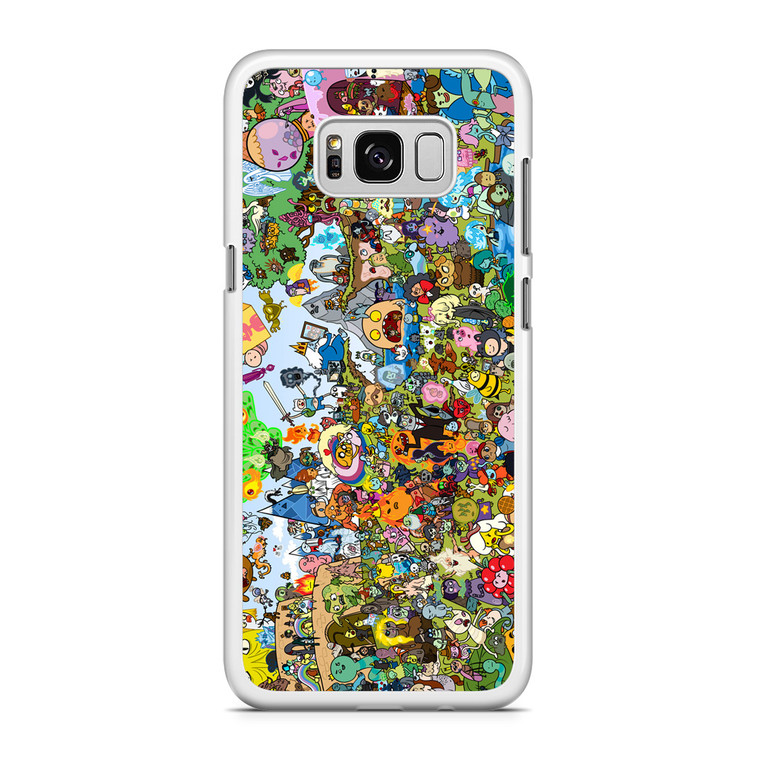 Adventure Time All Character Samsung Galaxy S8 Case