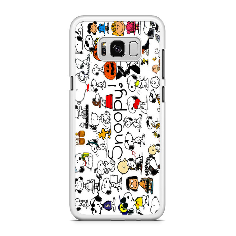 Snoopy Collage Samsung Galaxy S8 Case