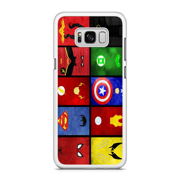 Superhero Collage Samsung Galaxy S8 Case