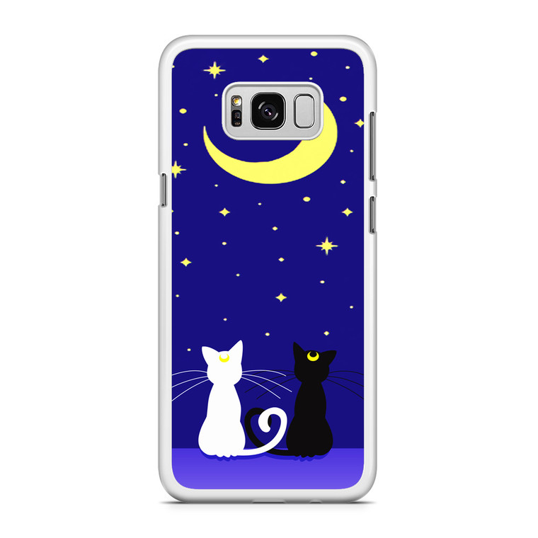 Sailormoon Luna and Arthemis Samsung Galaxy S8 Case