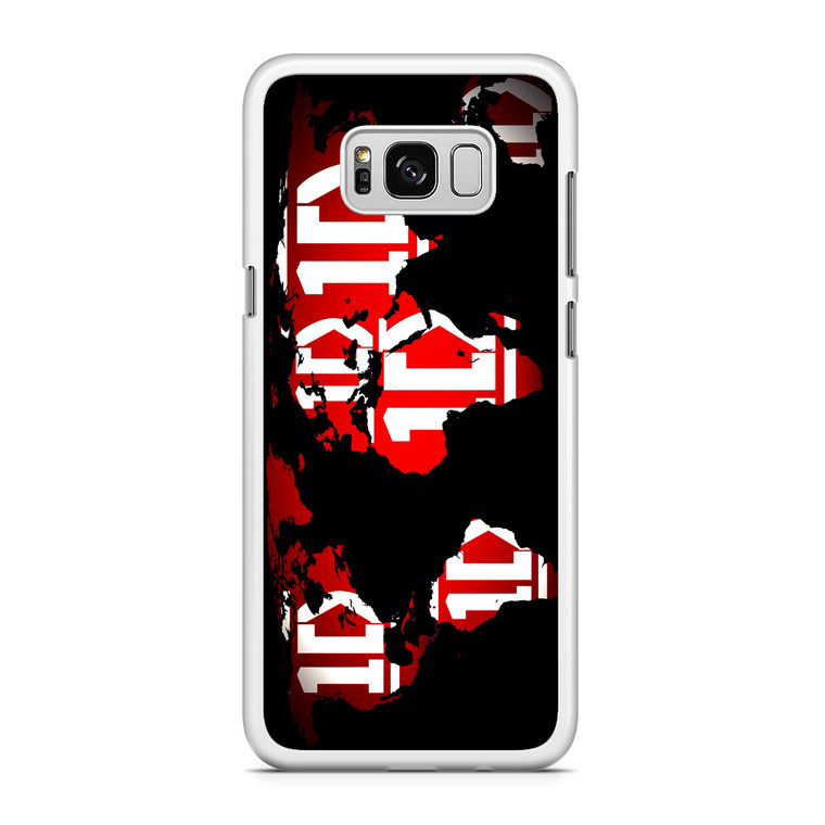 1D Map World Samsung Galaxy S8 Case