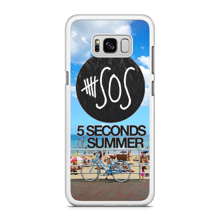 5SOS Logo Sidney Beach Samsung Galaxy S8 Case