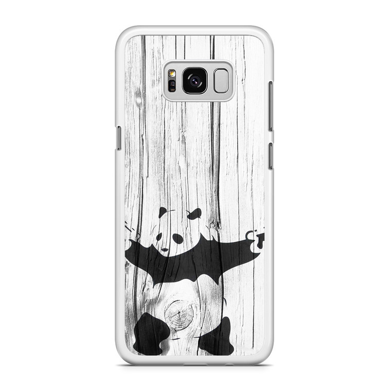 Banksy graffiti panda Samsung Galaxy S8 Case