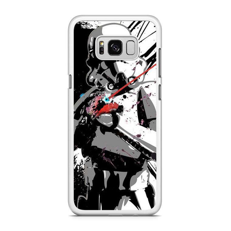 Star Wars Stormtrooper Art Print Illustration Samsung Galaxy S8 Case