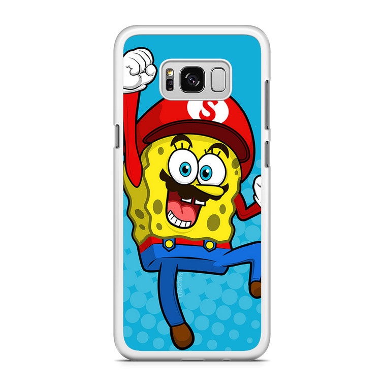 Spongebob Super Mario Samsung Galaxy S8 Case