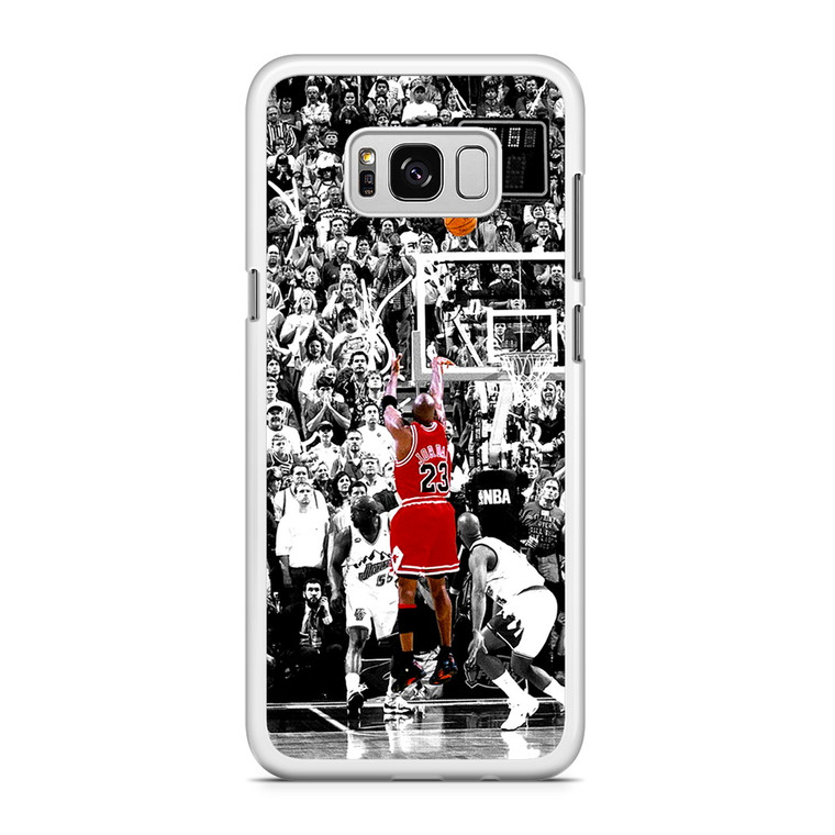 Michael Jordan Shoot in NBA Samsung Galaxy S8 Case