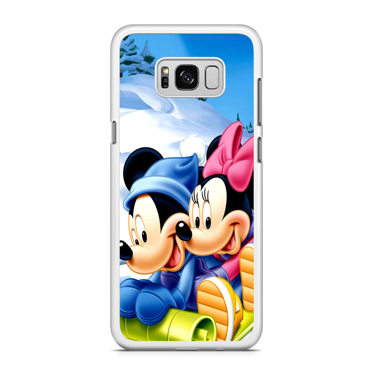 Mickey Mouse and Minnie Mouse Samsung Galaxy S8 Case