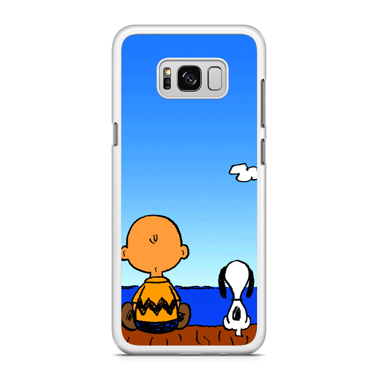 Snoopy Charlie Brown Samsung Galaxy S8 Case