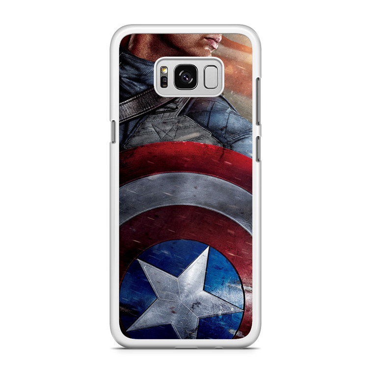 Captain America Poster Samsung Galaxy S8 Case