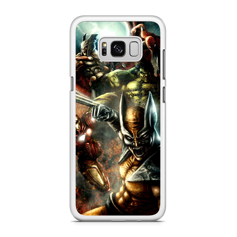 Comics Marvel Heroes Samsung Galaxy S8 Case