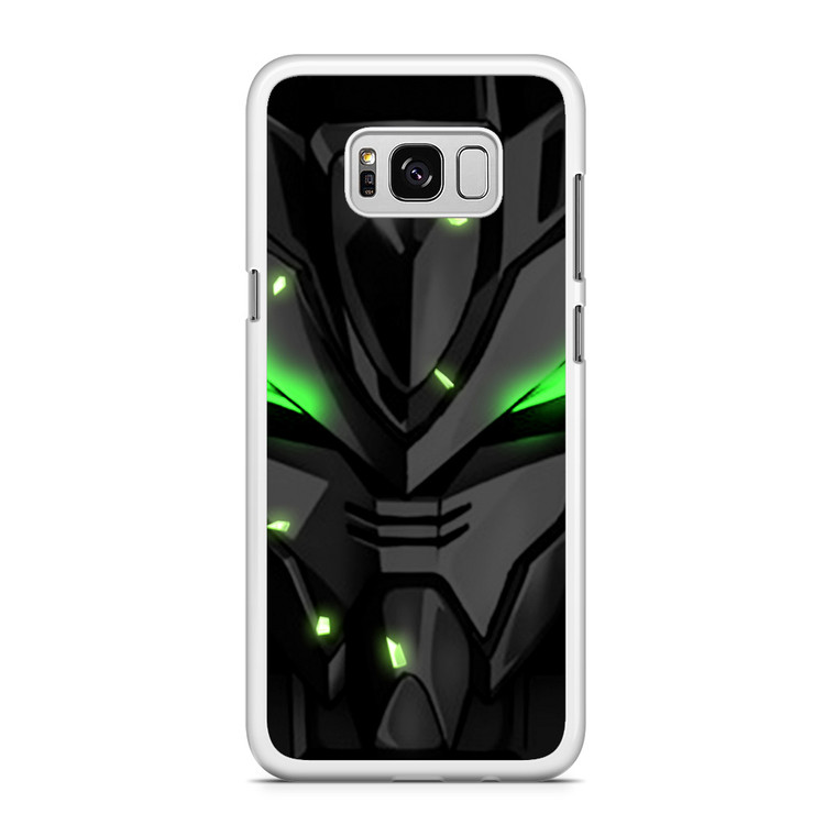 Gundam 00 Head Black Samsung Galaxy S8 Case