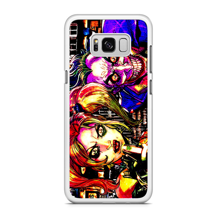 Harley Quinn Joker Comics Art Samsung Galaxy S8 Case