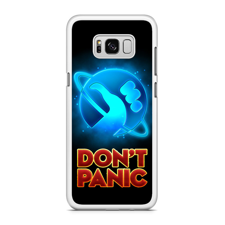Hitchhiker's Guide To The Galaxy Dont Panic Samsung Galaxy S8 Case