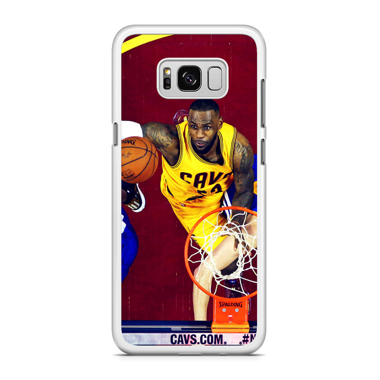 Lebron James Nba Basketball Rebound Samsung Galaxy S8 Case