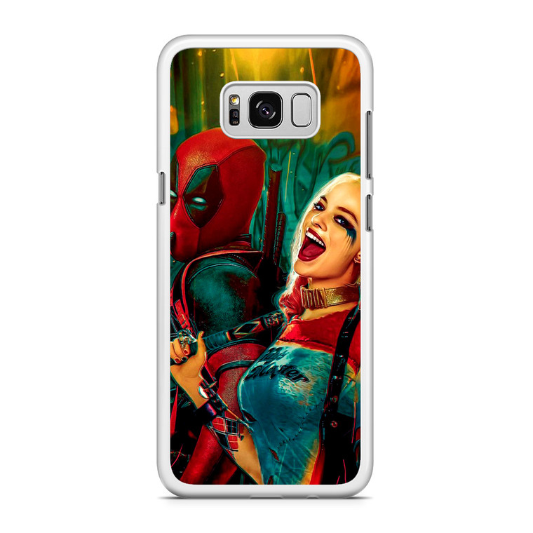 Suicide Squad Harley Quinn and Deadpool Samsung Galaxy S8 Case