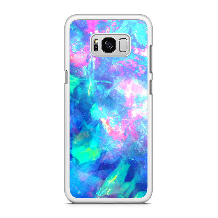 Fire Opal Pattern Samsung Galaxy S8 Case