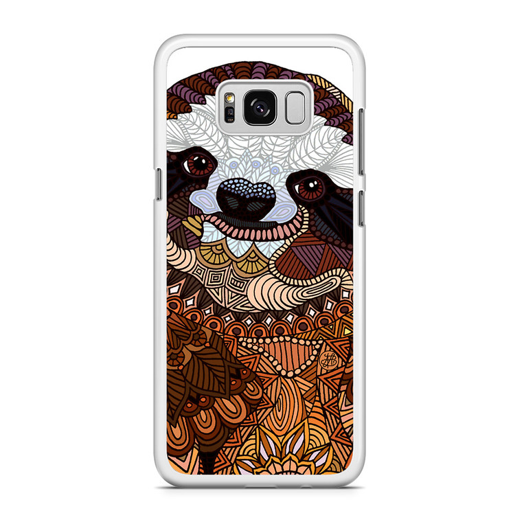 Sloth Etnik Pattern Samsung Galaxy S8 Case