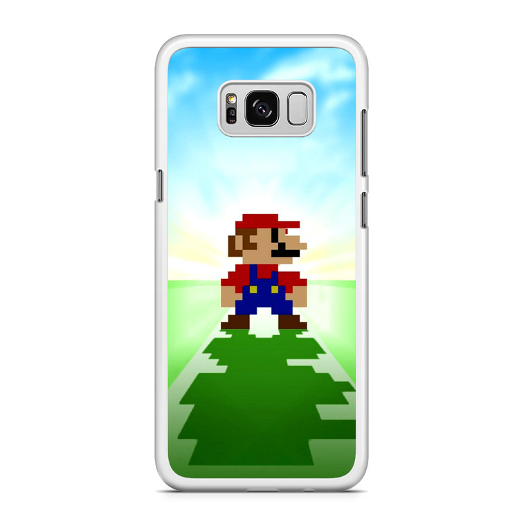 Super Mario Bros Minecraft Samsung Galaxy S8 Case