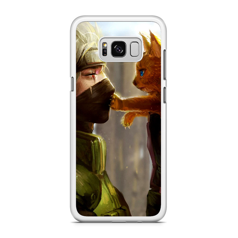Naruto Hatake Kakashi Cat Samsung Galaxy S8 Case