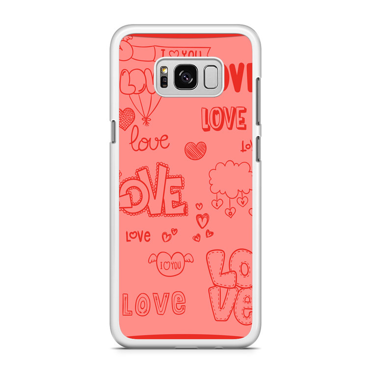 Pink Lover Samsung Galaxy S8 Case