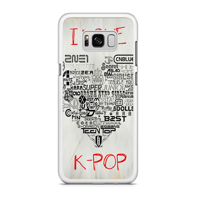 I lOve Kpop Samsung Galaxy S8 Case