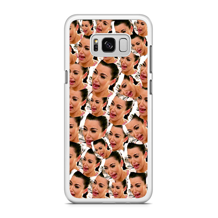 Kim Kardashian Crying Collage Samsung Galaxy S8 Case