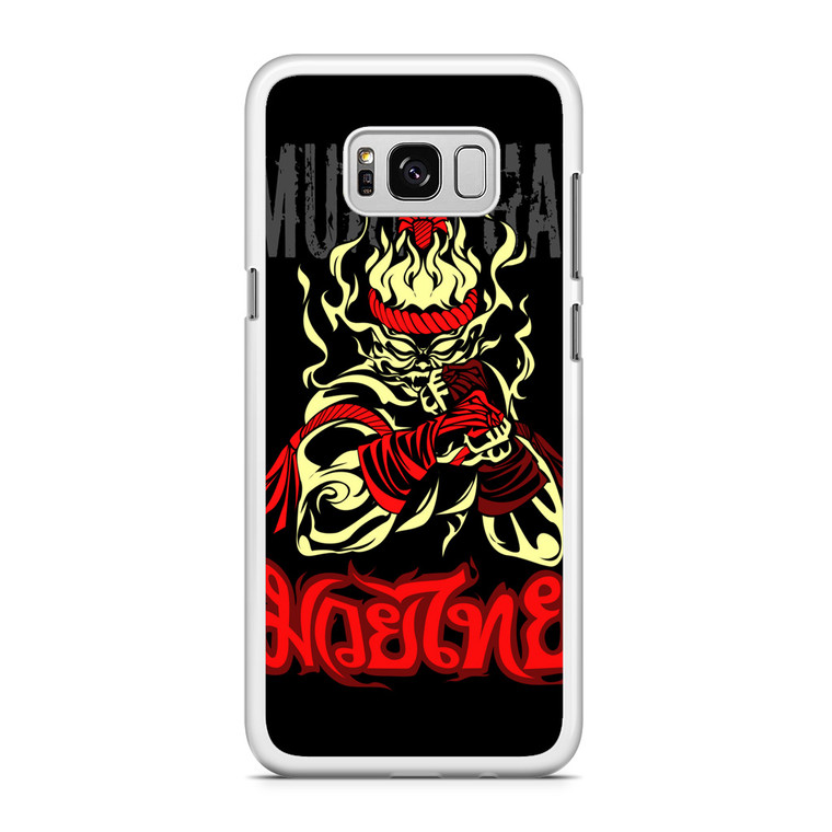 Muay Thai Flame Fighter Samsung Galaxy S8 Case