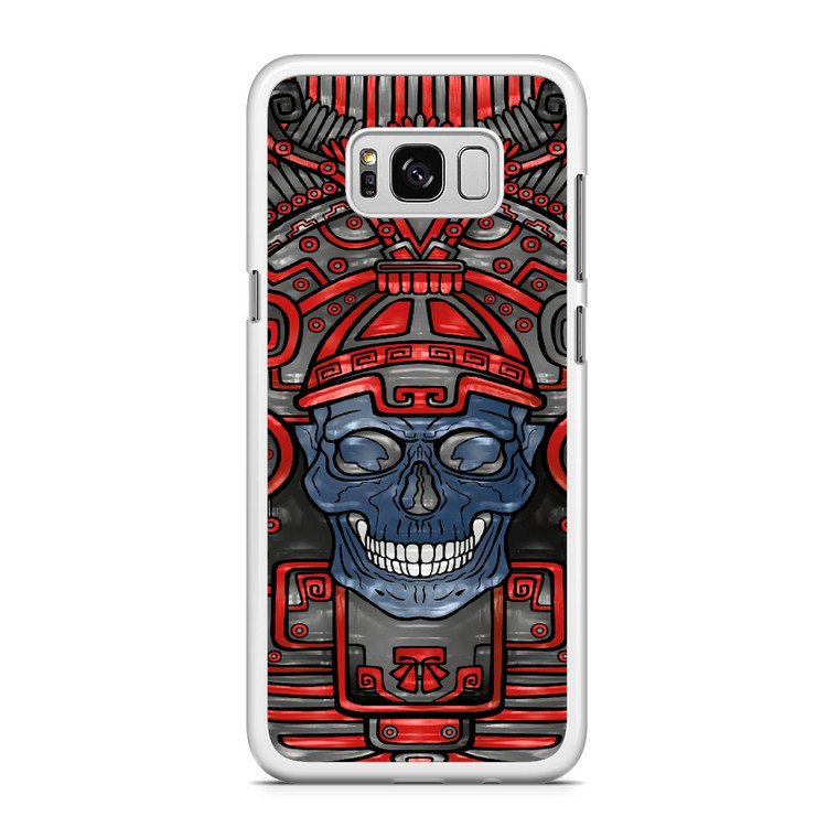 Aztec Skull Samsung Galaxy S8 Case