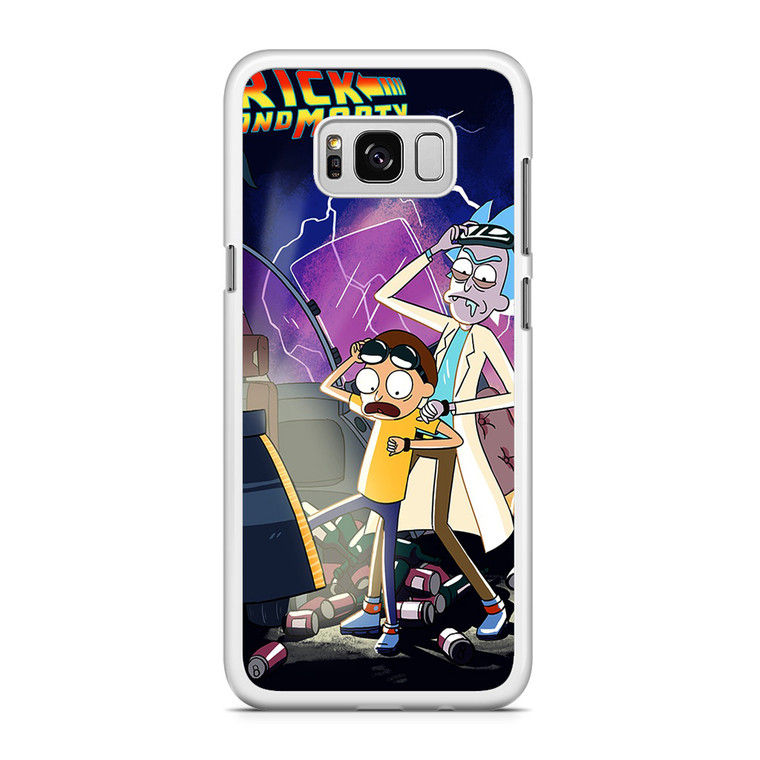 Rick And Morty Back To The Future Samsung Galaxy S8 Case