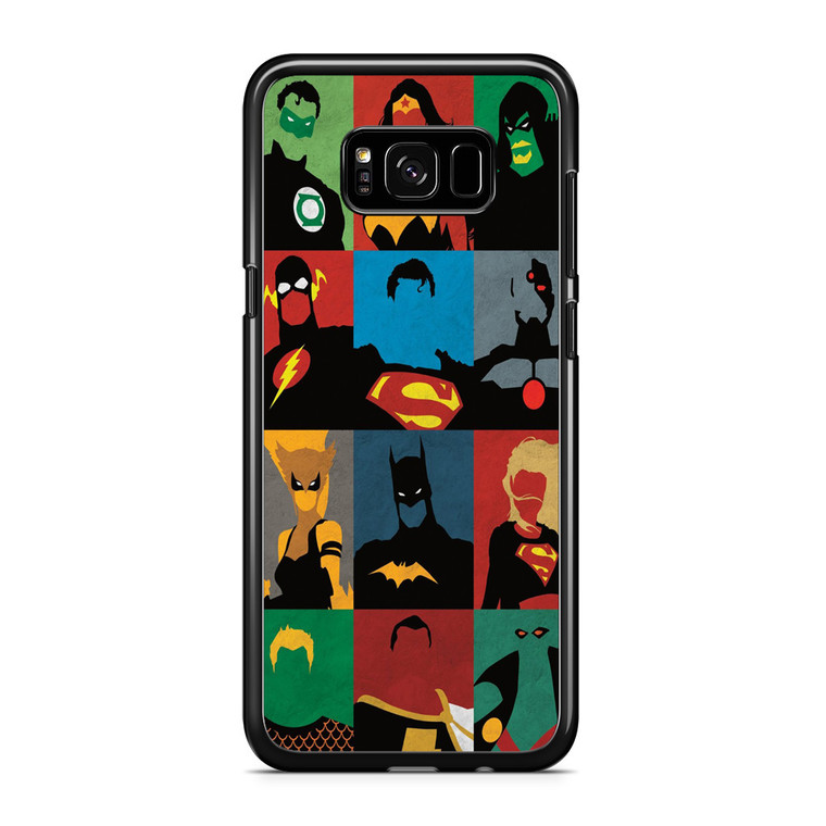 DC Comic All Heroes Samsung Galaxy S8 Plus Case