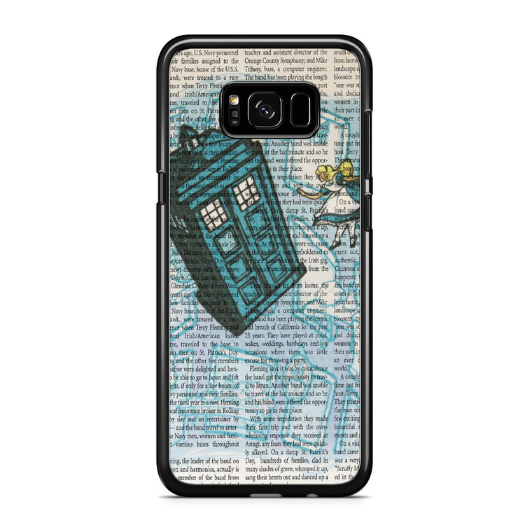 Alice In Wonderland, Tardis Doctor Who Samsung Galaxy S8 Plus Case