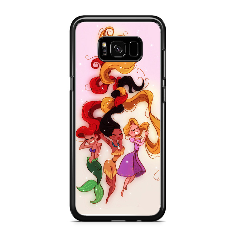 Ariel Pocahontas Rapunzel Disney Samsung Galaxy S8 Plus Case